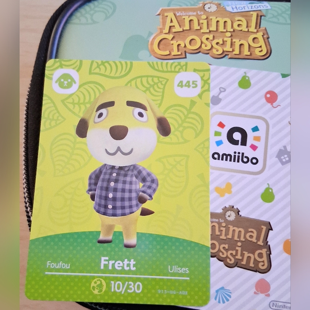 **10/$10* FRETT Amiibo Card Animal Crossing Nintendo Boys Girls Women Men